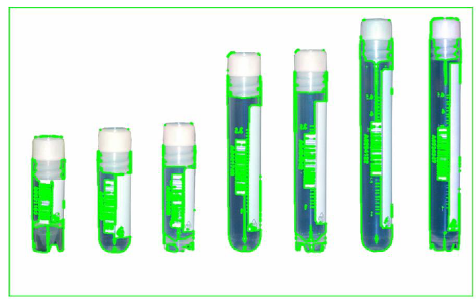 Computer vision for test tube detection